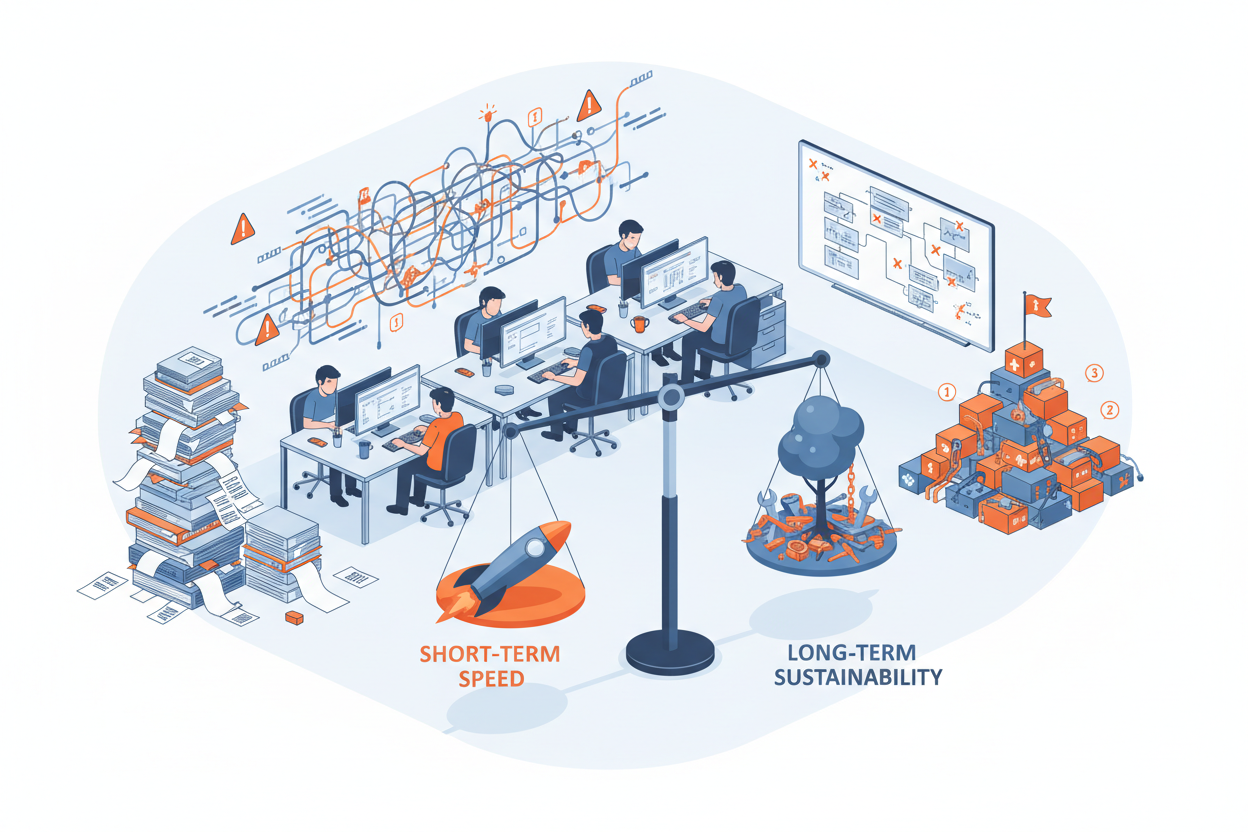 Operational Debt And Its Impact On Early-stage Technical Organizations