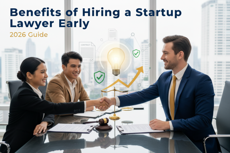 benefits of hiring a startup lawyer early 2026 guide