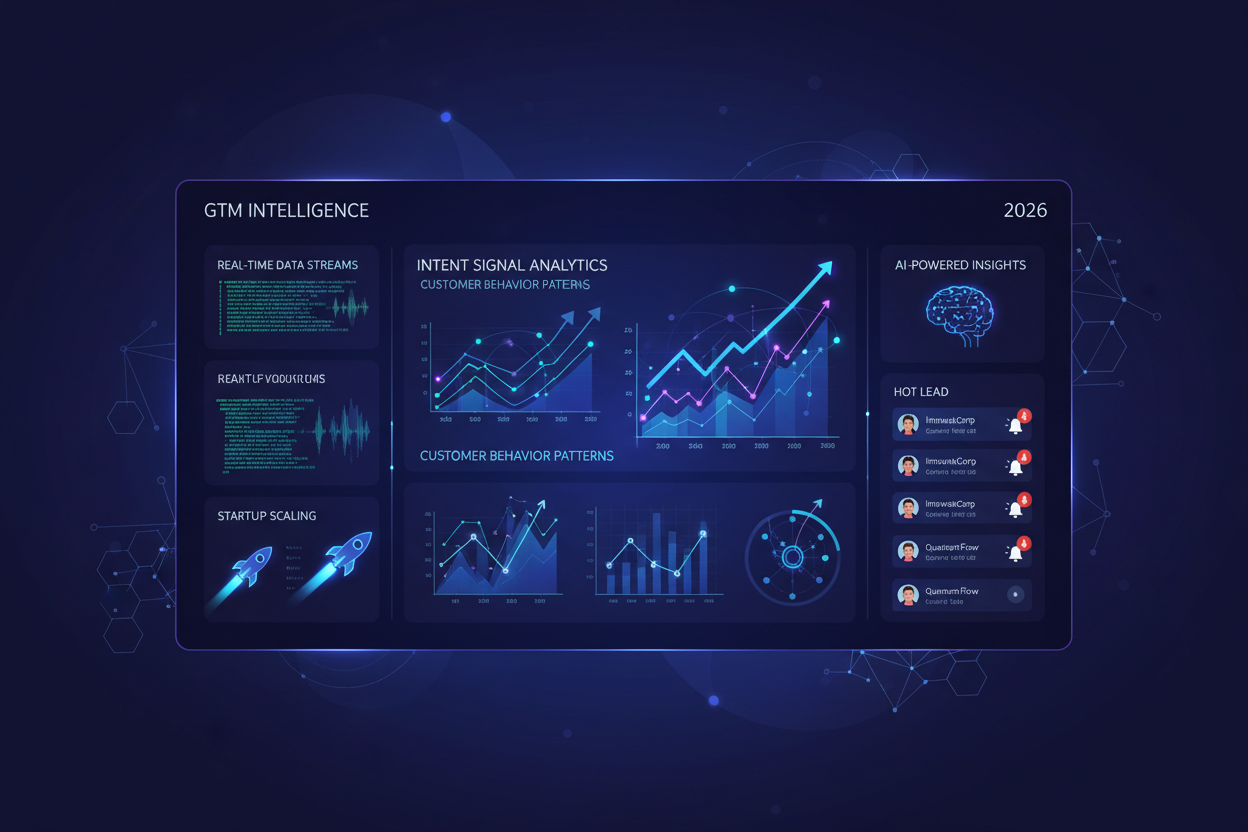 Best GTM Intelligence Software for 2026: How Startups Use Intent Signals to Scale